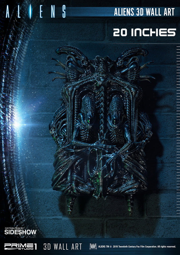 Aliens 3D Wall Art Giger Statue by Prime 1 Studio - Collectors Row Inc.