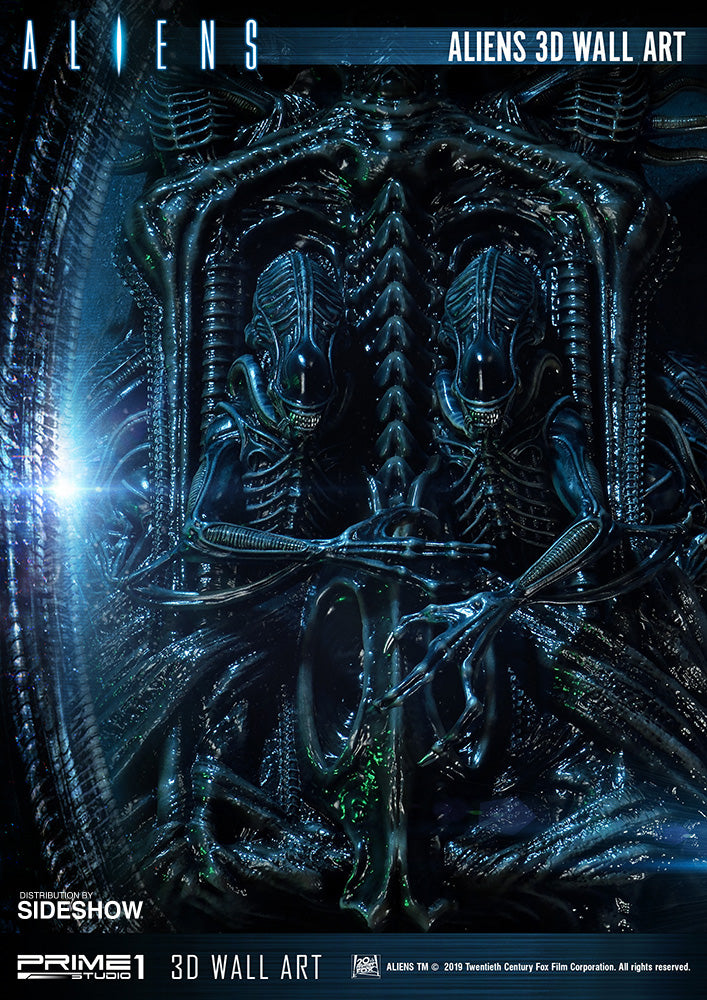 Aliens 3D Wall Art Giger Statue by Prime 1 Studio - Collectors Row Inc.