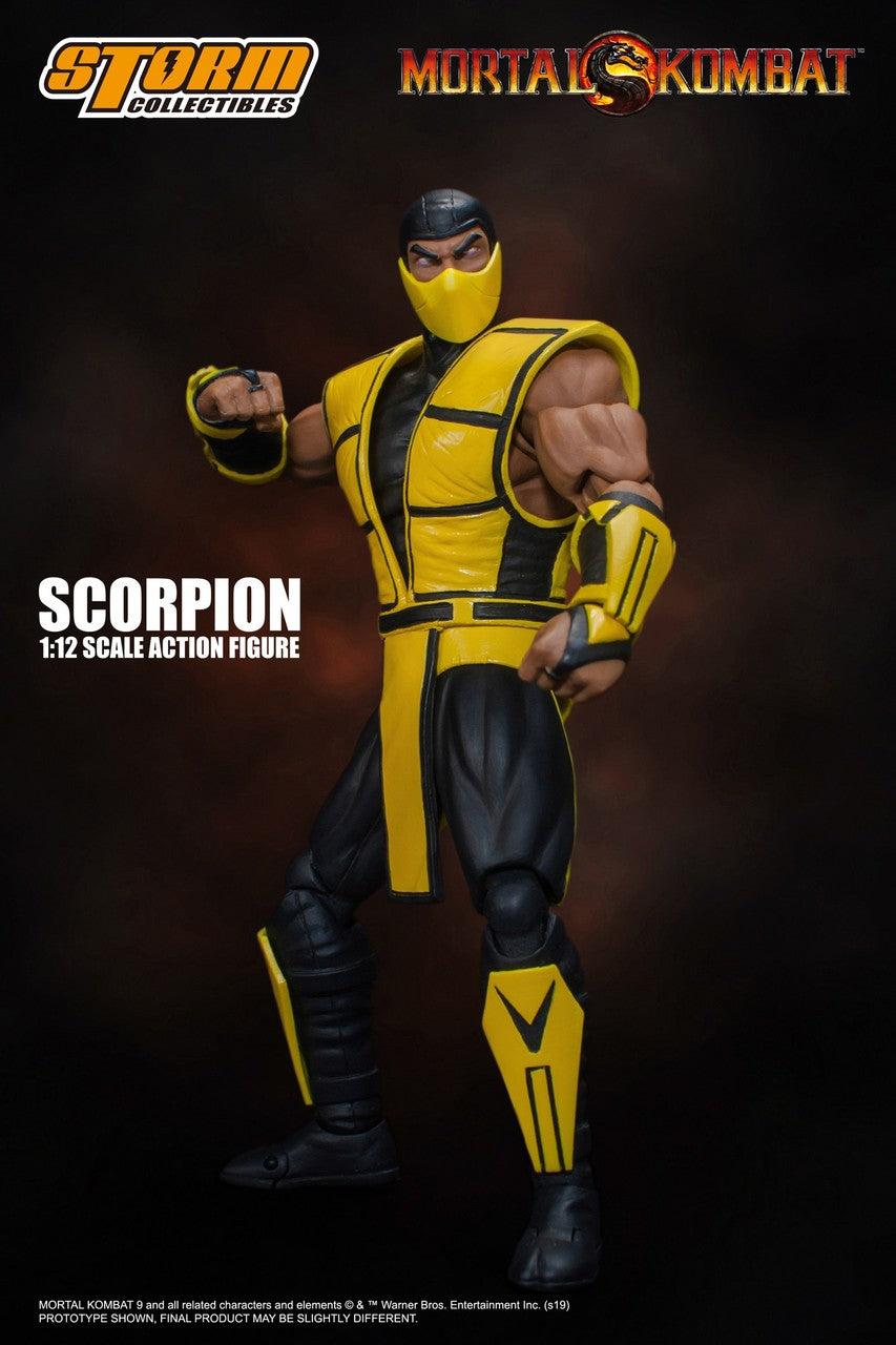 Storm Collectibles Mortal Kombat Scorpion 1/12 Action Figure - Collectors Row Inc.