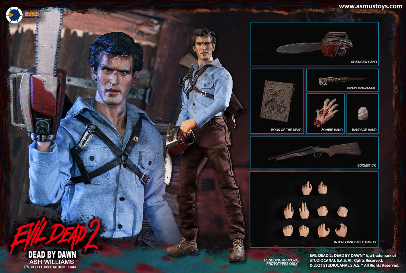 Evil Dead 2 - Ash Williams 1/6th Scale Action Figure