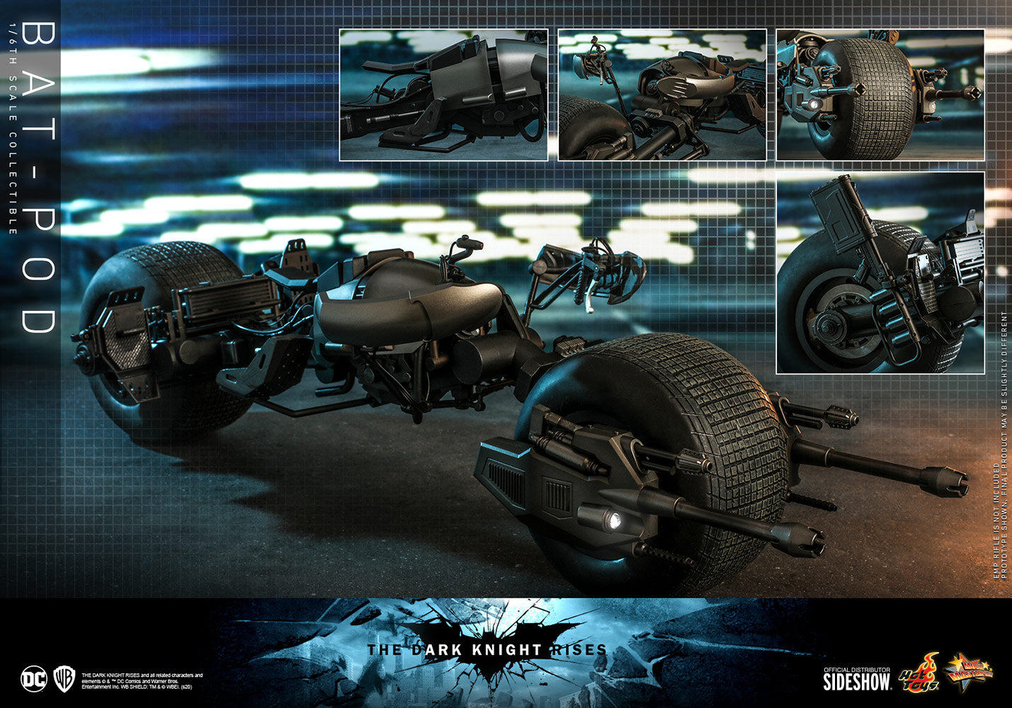 Bat-Pod Batman Dark Knight Rises Sixth Scale Figure Accessory