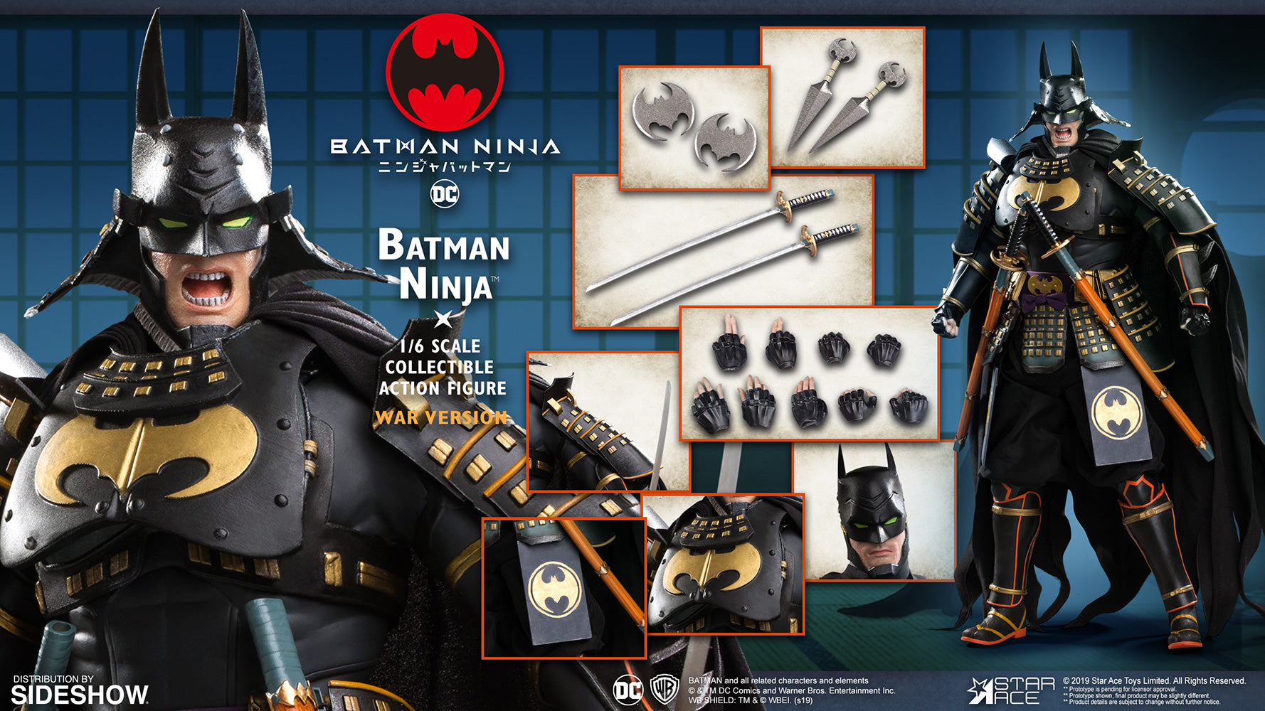 Star Ace Batman Ninja (Deluxe War Version) Sixth Scale Action Figure - Collectors Row Inc.