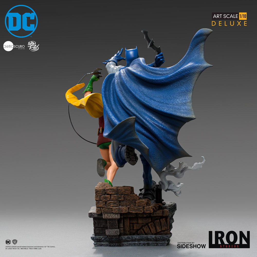 Batman &amp; Robin Deluxe 1:10 Scale Art Statue