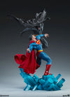 DC Comics Batman vs Superman Superhero Clash Diorama by Sideshow Collectibles - Collectors Row Inc.