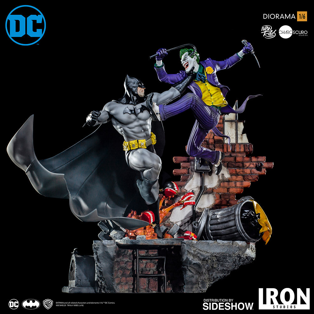Batman Vs The Joker Sixth Scale Diorama - Collectors Row Inc.
