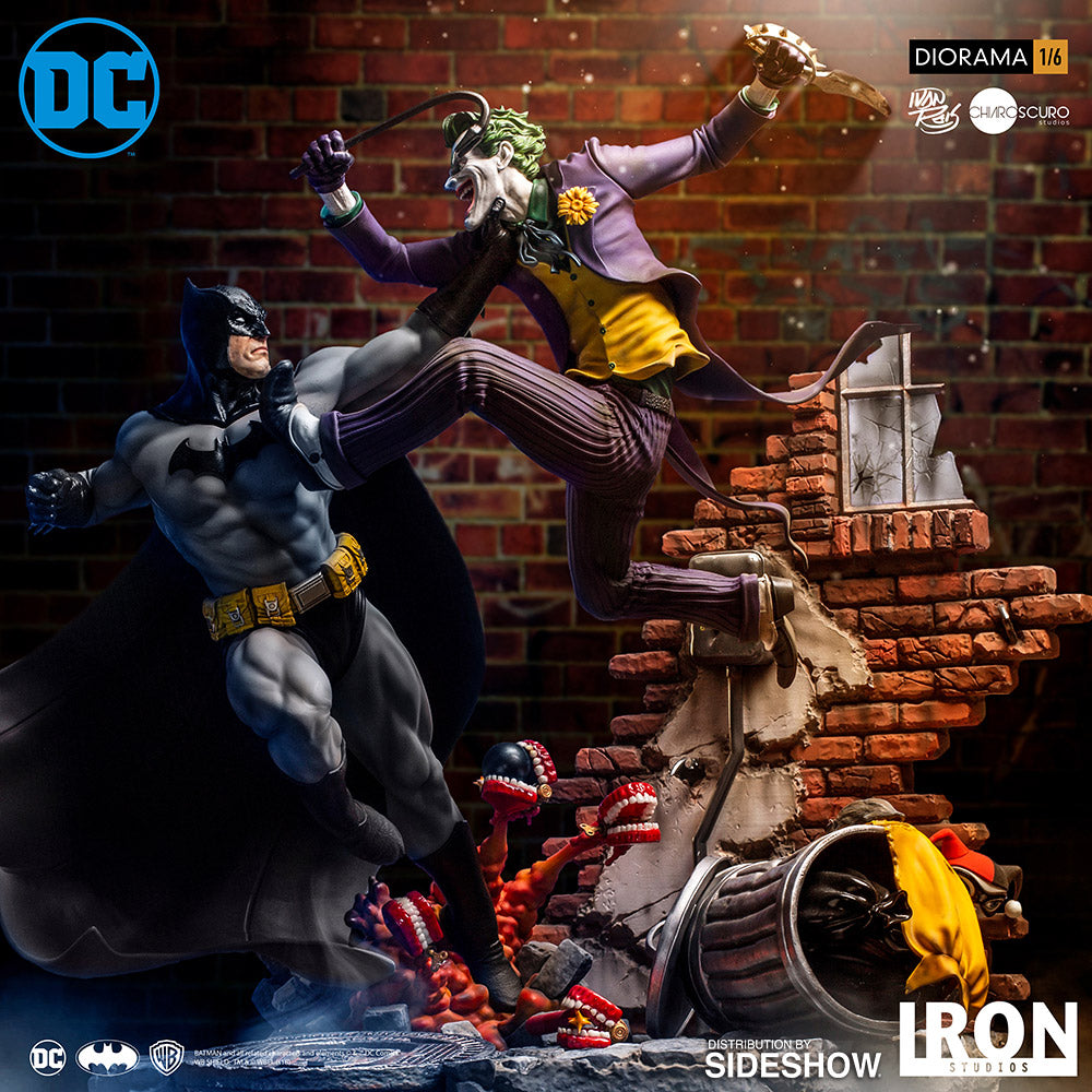 Batman Vs The Joker Sixth Scale Diorama - Collectors Row Inc.