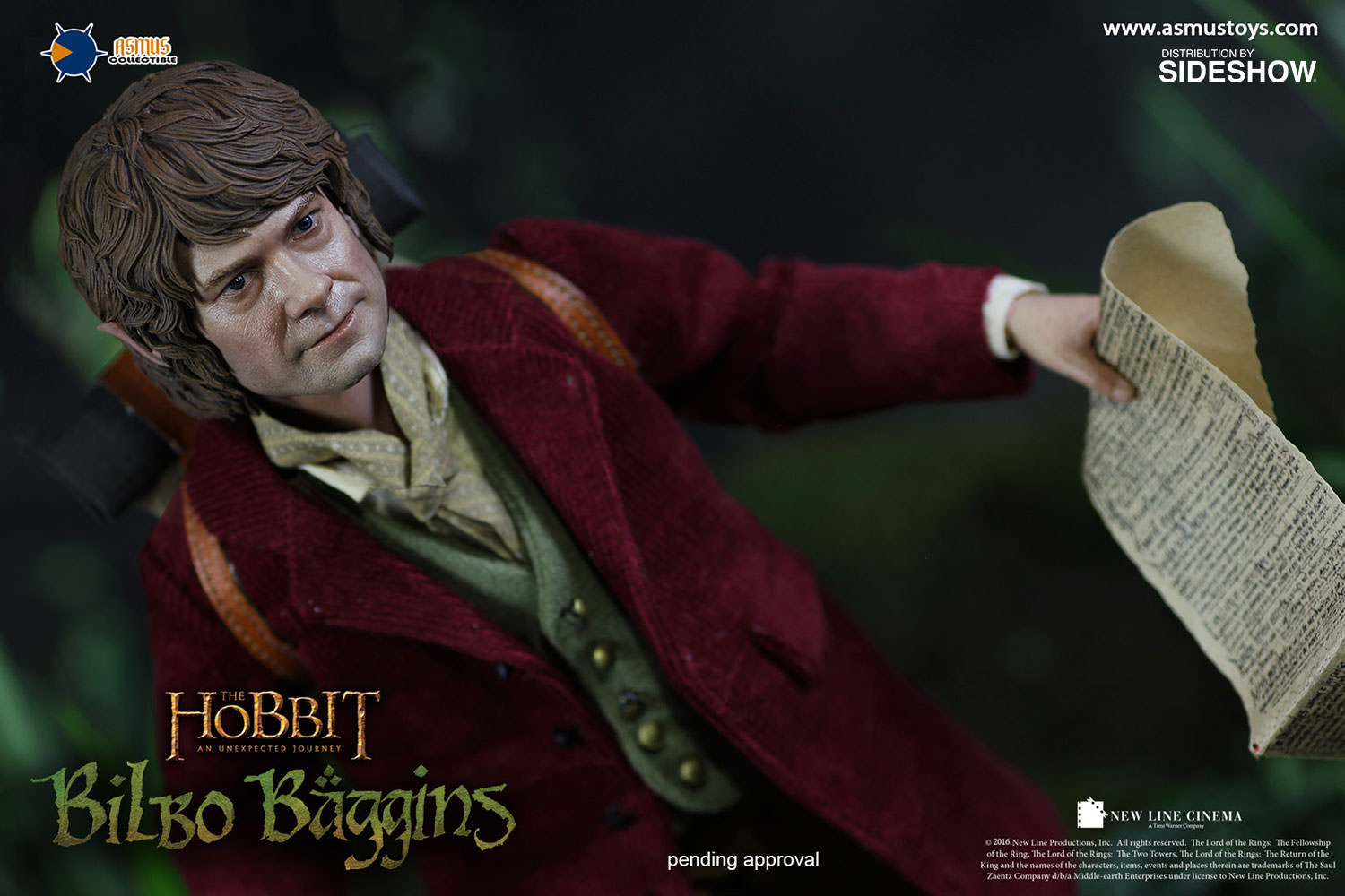 Asmus Toys Bilbo Baggins Hobbit LOTR Lord Of The Rings Series 1/6 Scale Figure - Collectors Row Inc.