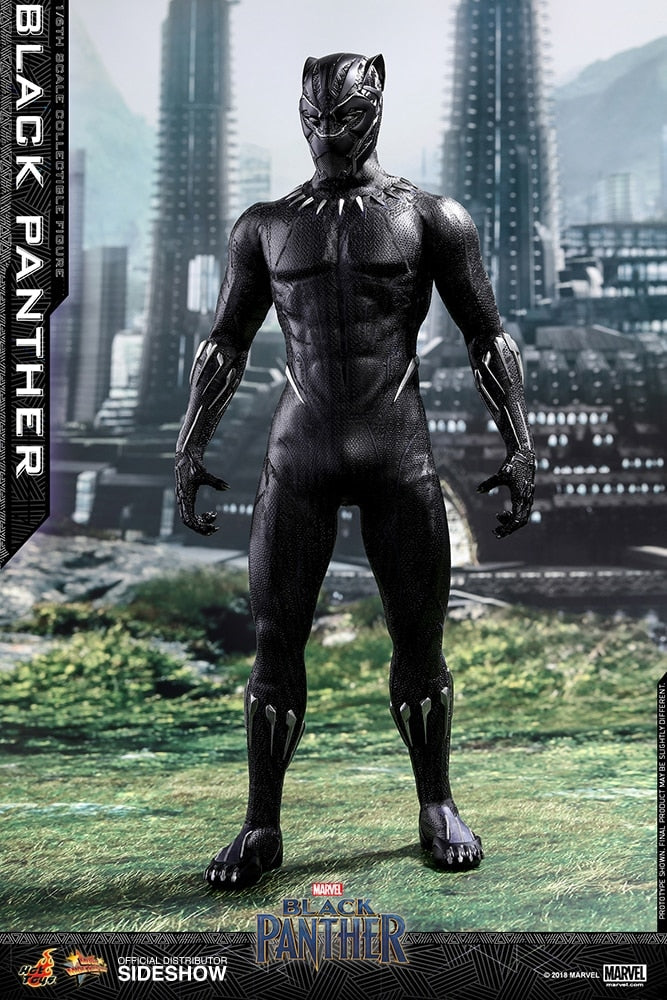 Hot Toys Black Panther Marvel Movie Masterpiece Series Sixth Scale Figure - Collectors Row Inc.
