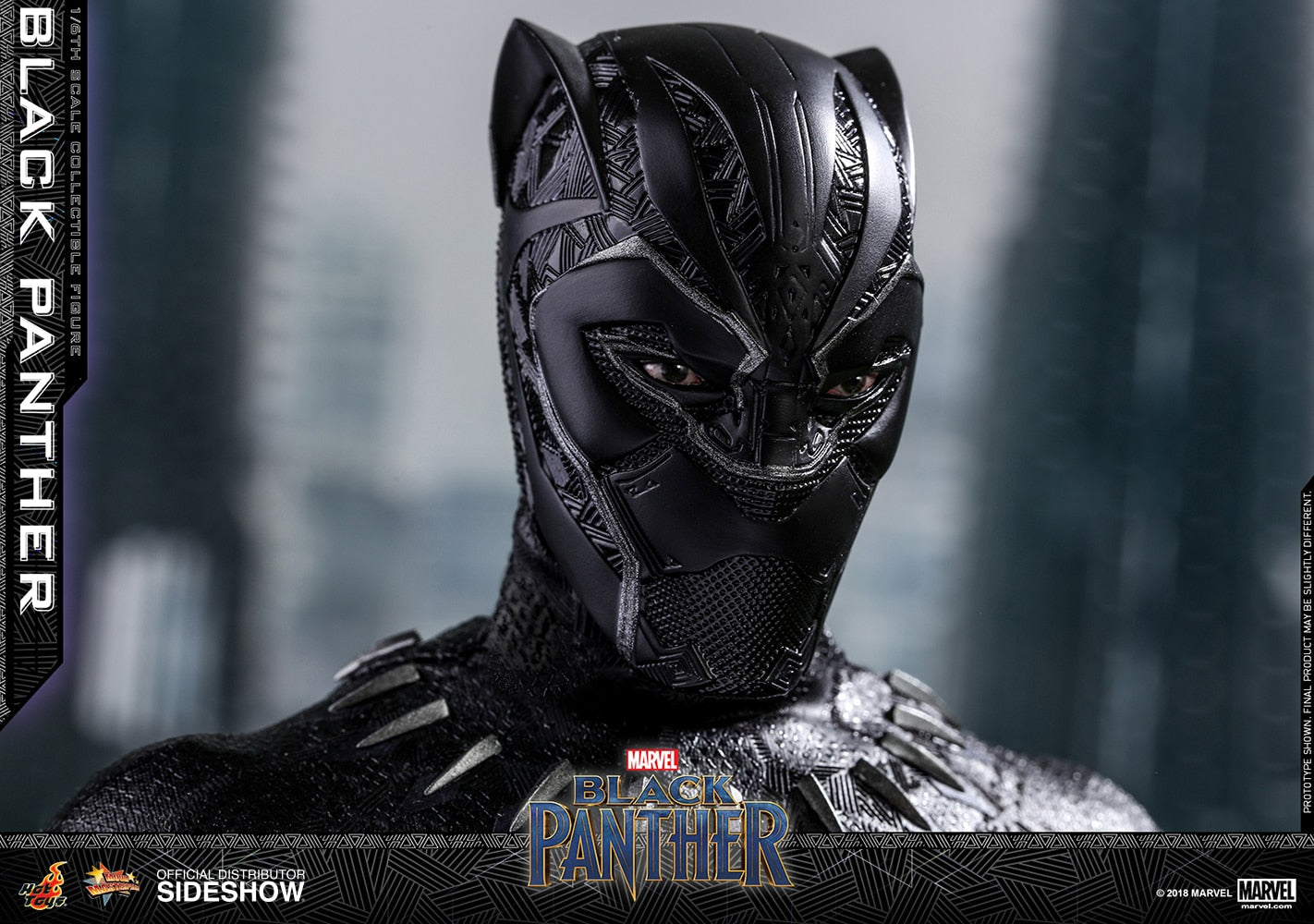 Hot Toys Black Panther Marvel Movie Masterpiece Series Sixth Scale Figure - Collectors Row Inc.