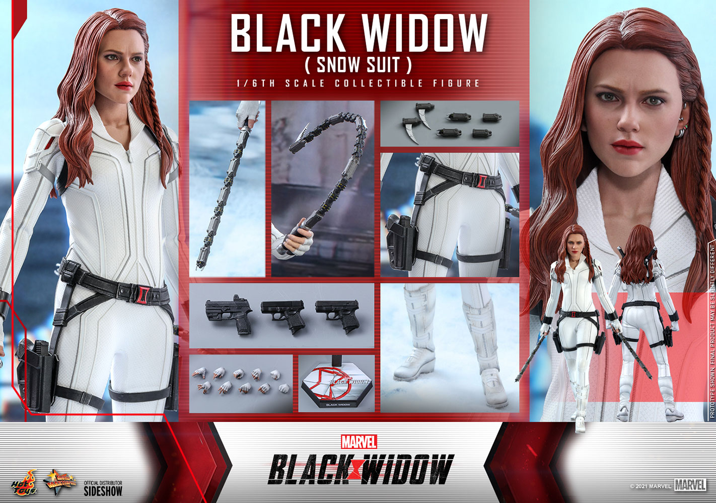 Black Widow - Snow Suit Version - Marvel Sixth Scale Figure