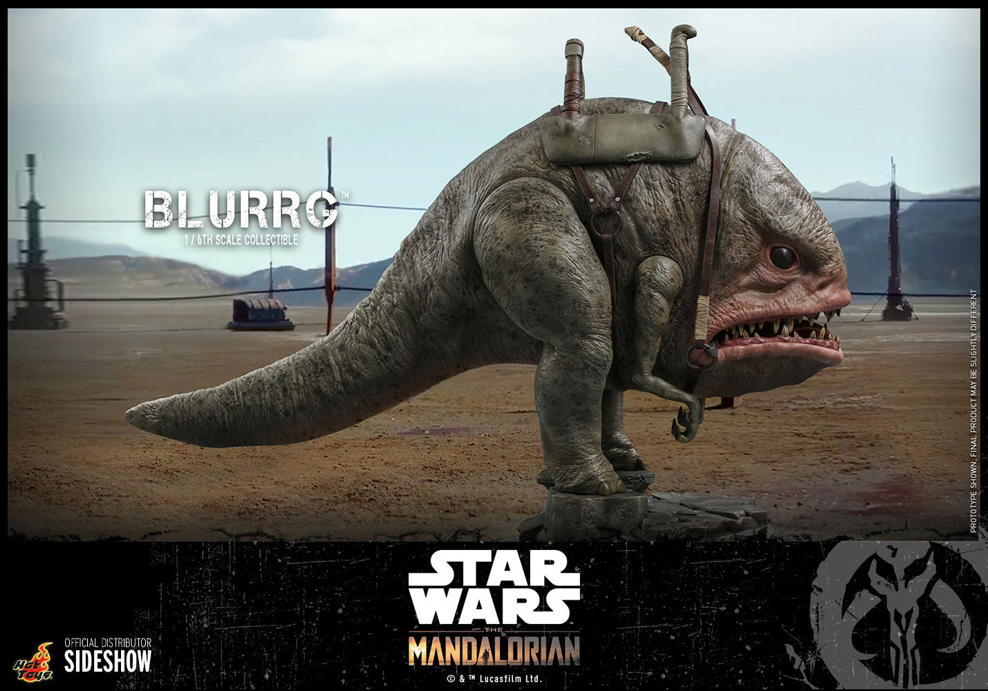 The Mandalorian Blurrg Sixth Scale Figure