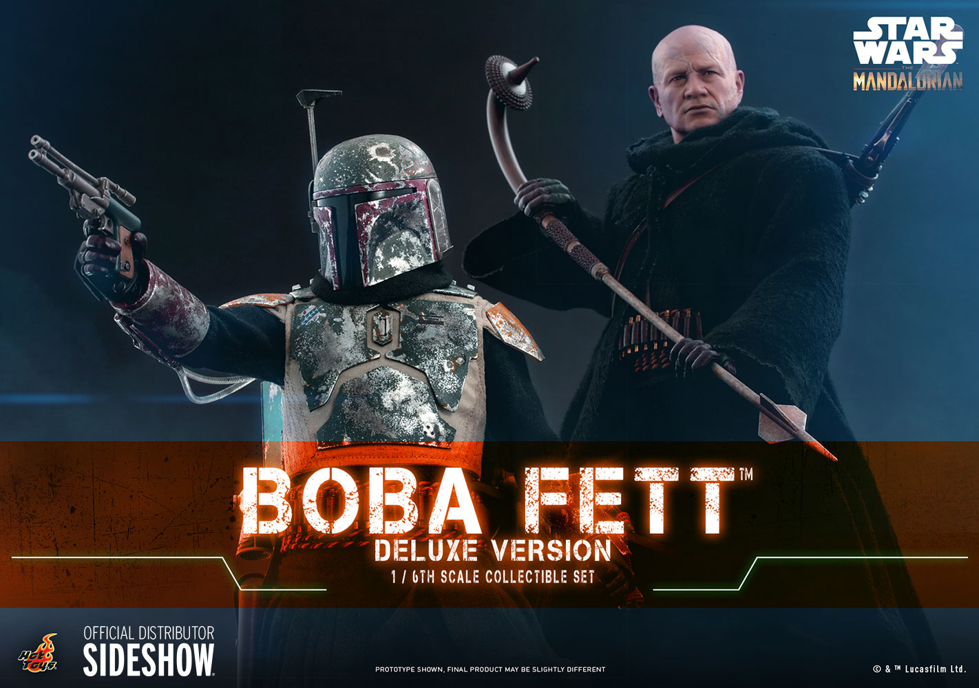 Boba Fett The Mandalorian Deluxe Sixth Scale Figure Set - Collectors Row Inc.