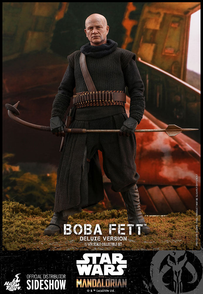 Boba Fett The Mandalorian Deluxe Sixth Scale Figure Set - Collectors Row Inc.
