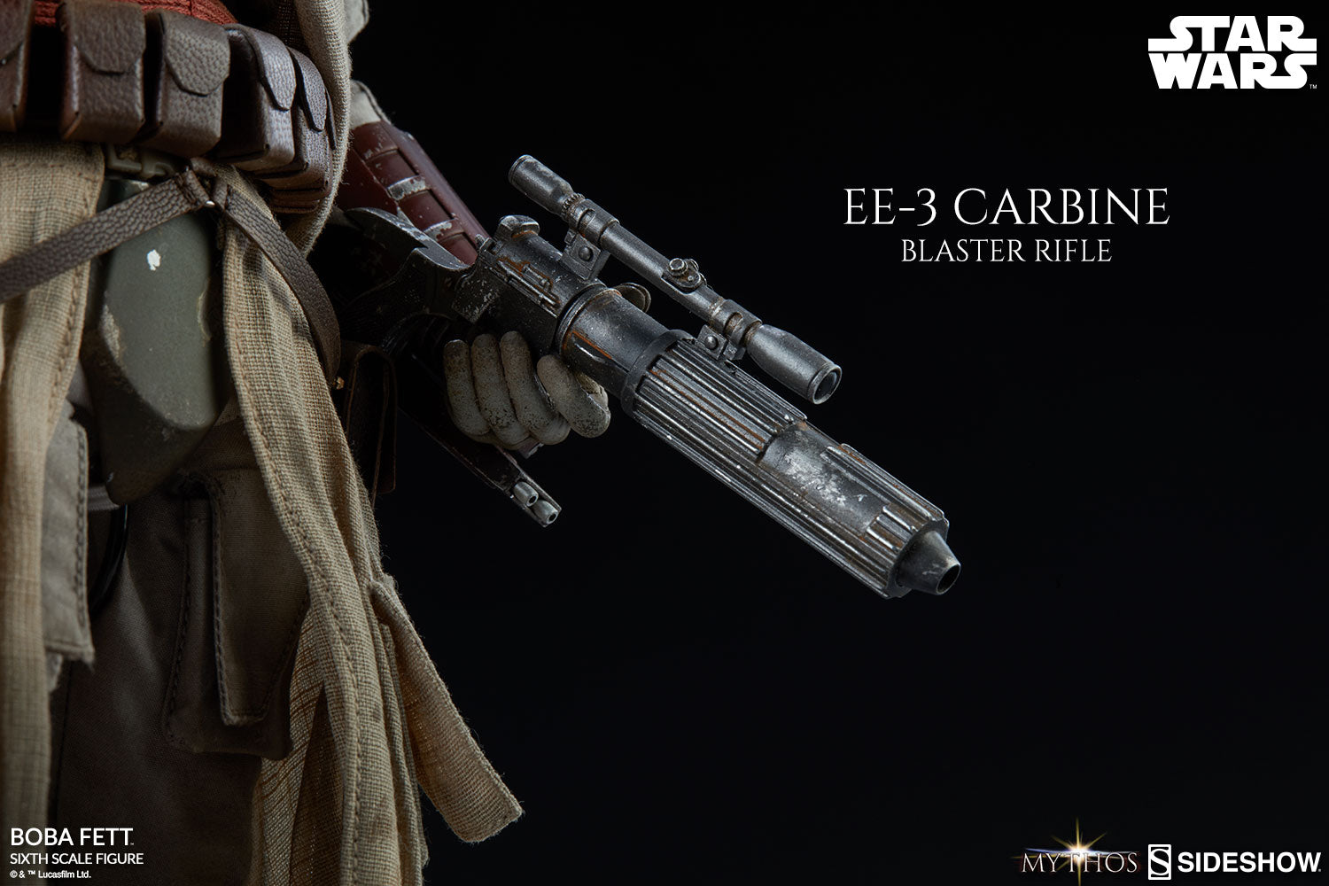 Boba Fett Star Wars Mythos Collection 1/6 Scale 12" Action Figure  by Sideshow Collectibles - Collectors Row Inc.