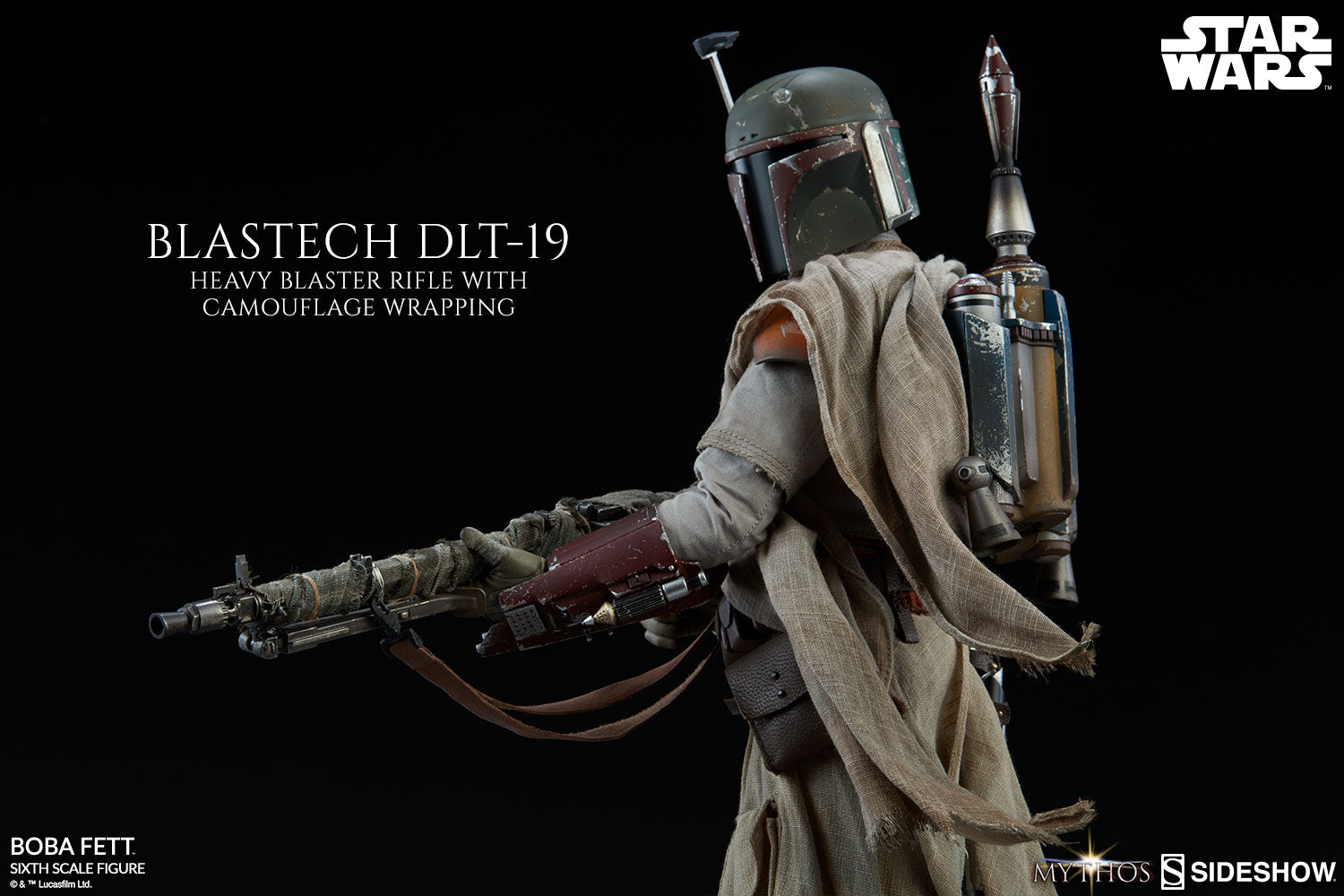 Boba Fett Star Wars Mythos Collection 1/6 Scale 12" Action Figure  by Sideshow Collectibles - Collectors Row Inc.