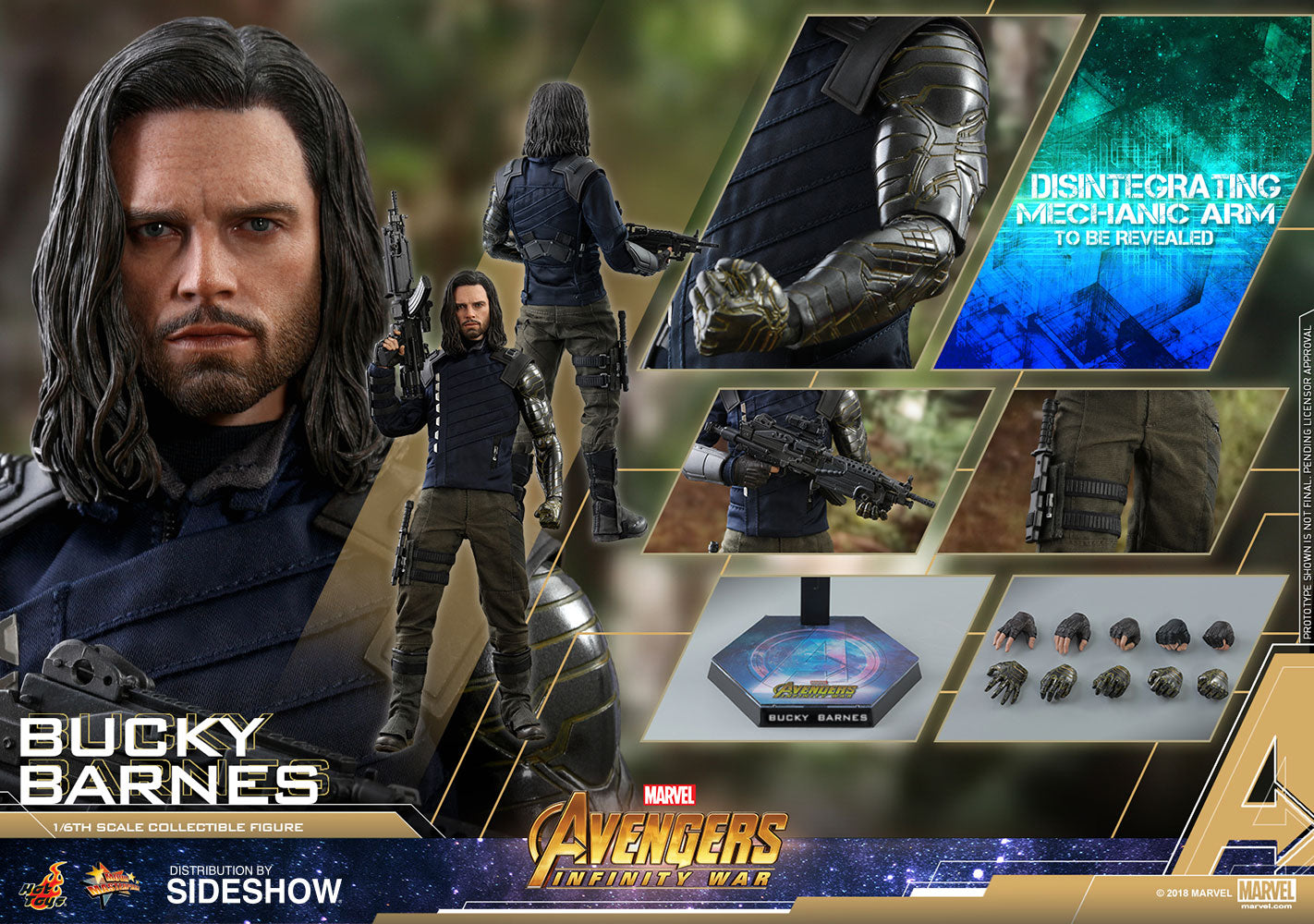 Bucky Barnes Infinity War Avengers - Collectors Row Inc.