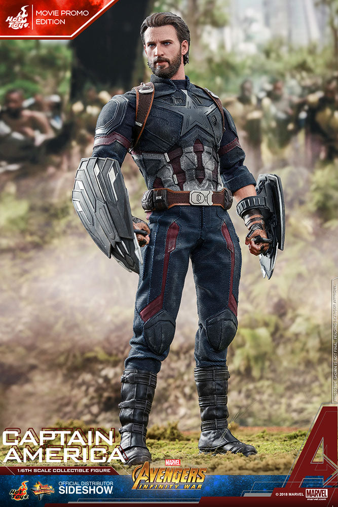 Hot Toys Captain America Movie Promo Edition Avengers Infinity War - Collectors Row Inc.