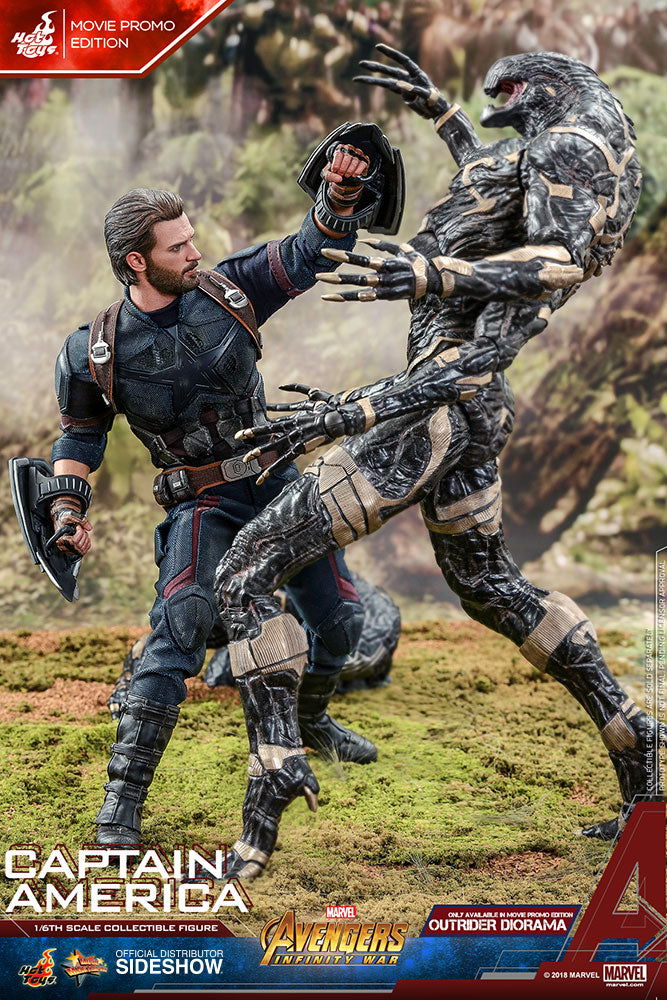 Hot Toys Captain America Movie Promo Edition Avengers Infinity War - Collectors Row Inc.