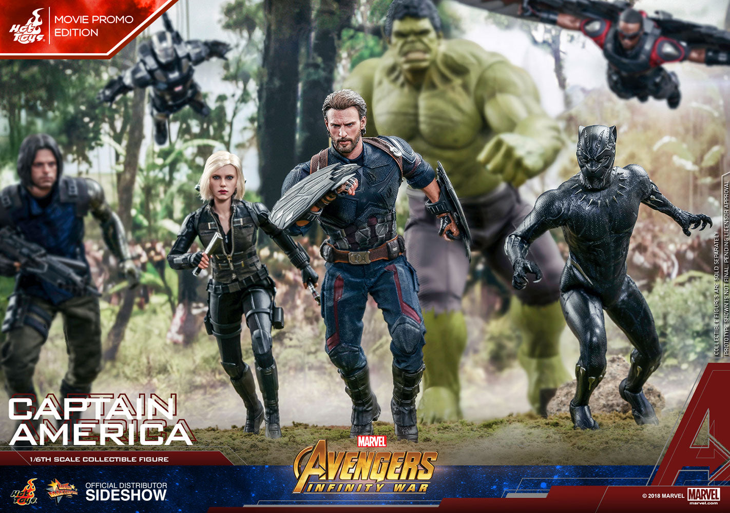 Hot Toys Captain America Movie Promo Edition Avengers Infinity War