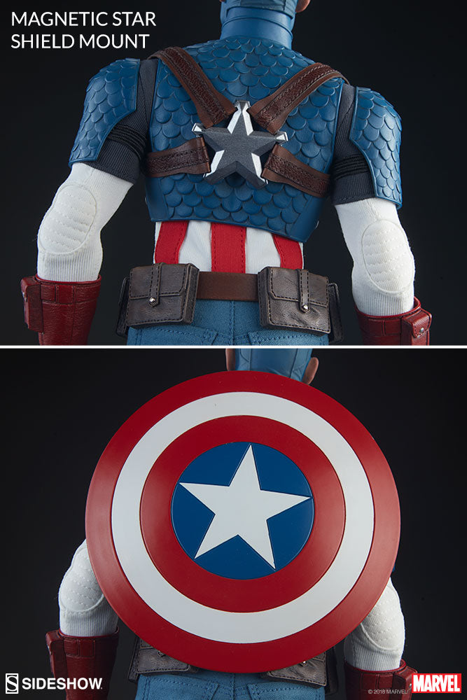 Sideshow Captain America 1/6 Scale Marvel Figure Avengers