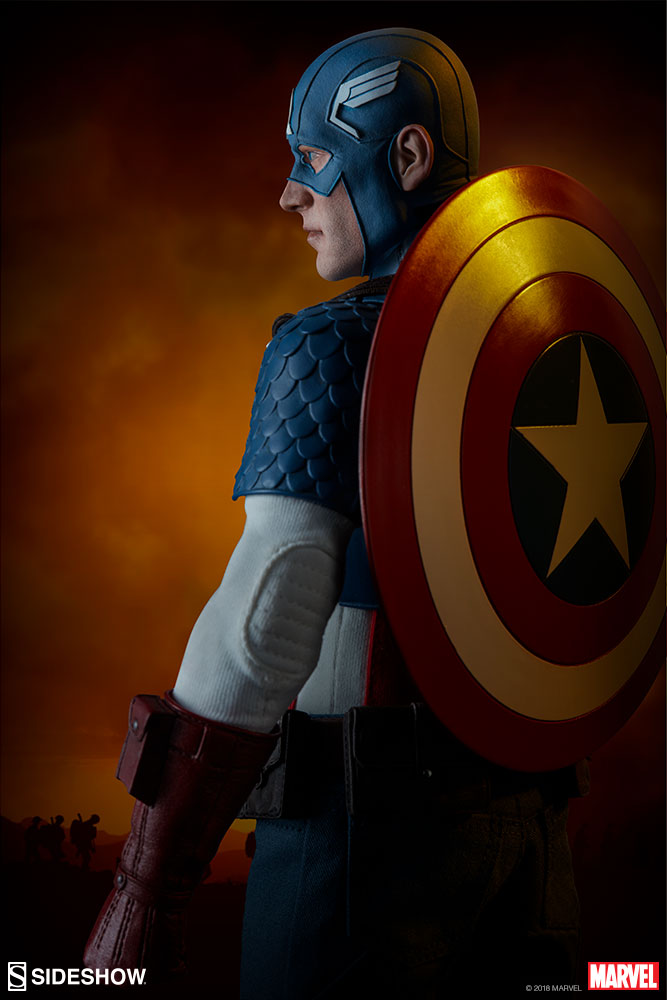 Sideshow Captain America 1/6 Scale Marvel Figure Avengers