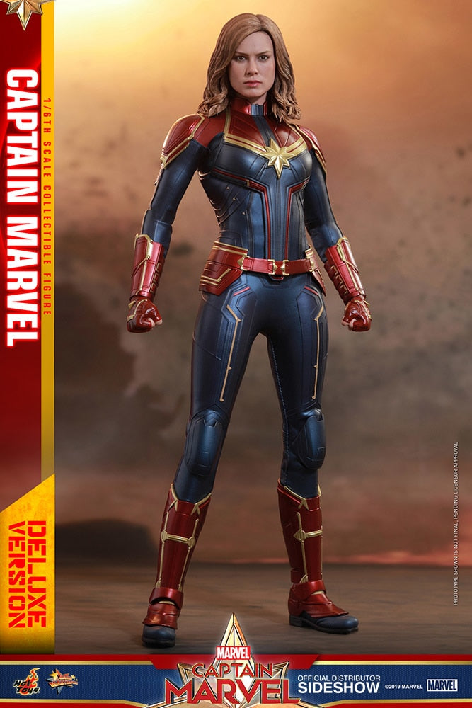 Captain Marvel Regular Version Sixth Scale Figure - Collectors Row Inc.