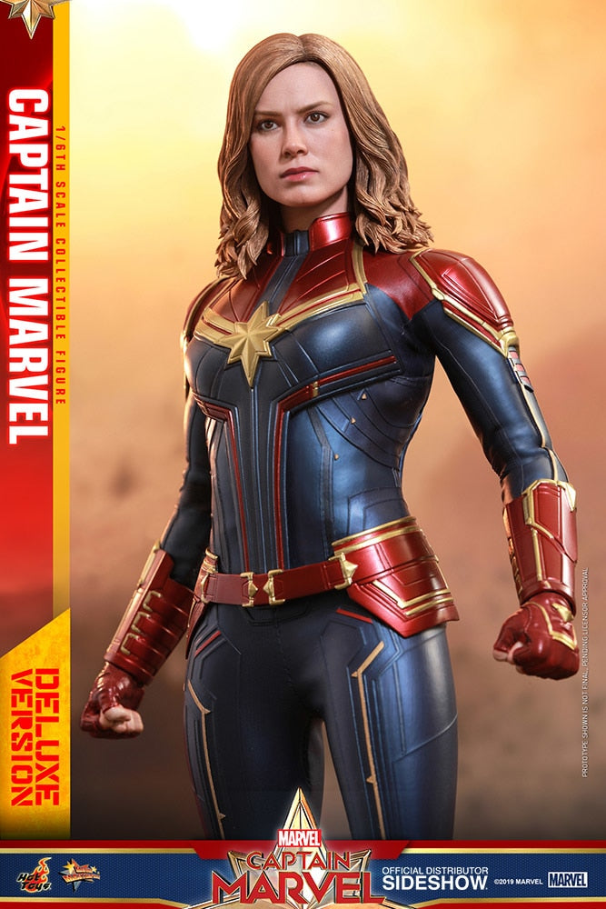 Hot Toys Captain Marvel Deluxe Version Sixth Scale Figure - Collectors Row Inc.