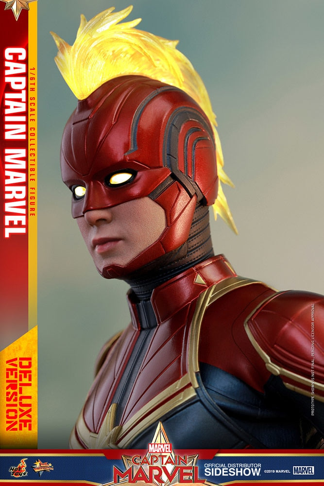 Hot Toys Captain Marvel Deluxe Version Sixth Scale Figure - Collectors Row Inc.