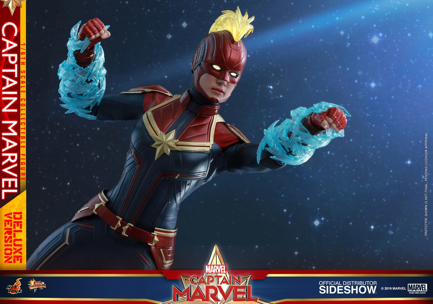 Hot Toys Captain Marvel Deluxe Version Sixth Scale Figure - Collectors Row Inc.