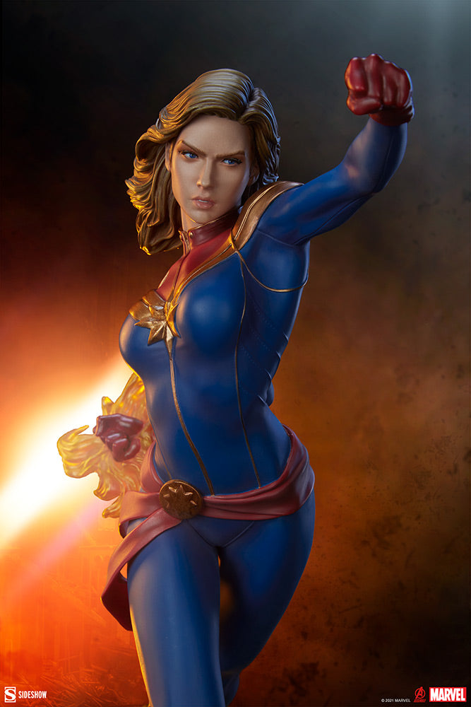 Captain Marvel Statue