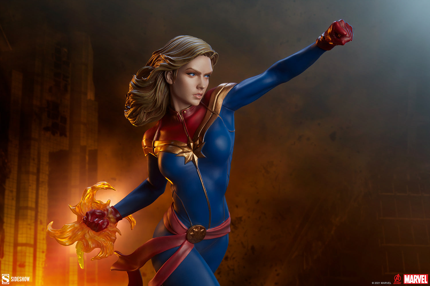 Captain Marvel Statue