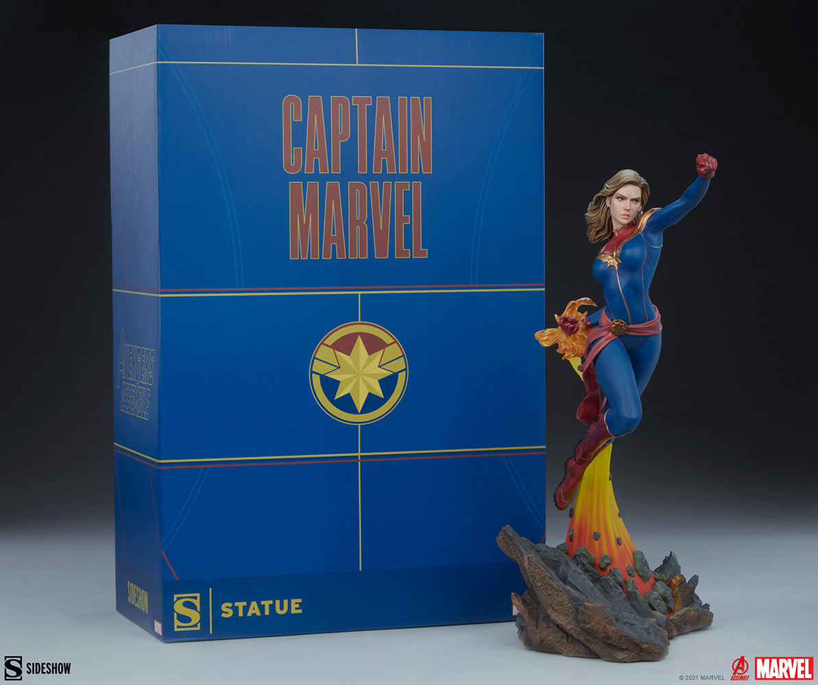 Captain Marvel Statue