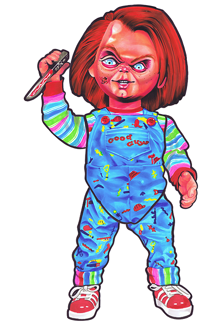 Chucky Child&#39;s Play Wall Decor Series 1 Halloween Collection - Collectors Row Inc.