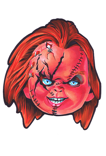 Chucky Child&#39;s Play Wall Decor Series 1 Halloween Collection - Collectors Row Inc.