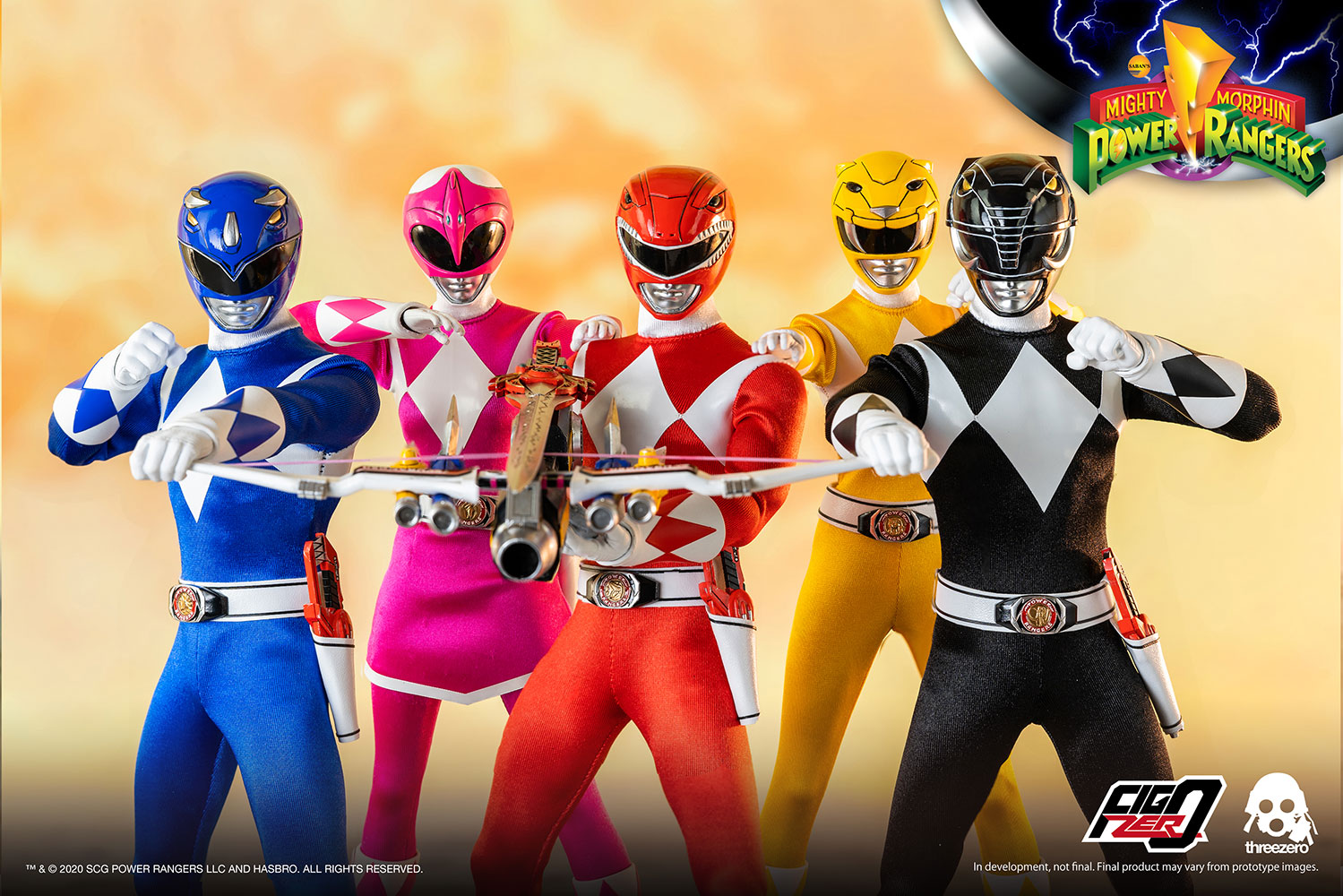 Power Rangers Core Rangers + Green Ranger Six Pack Collectors