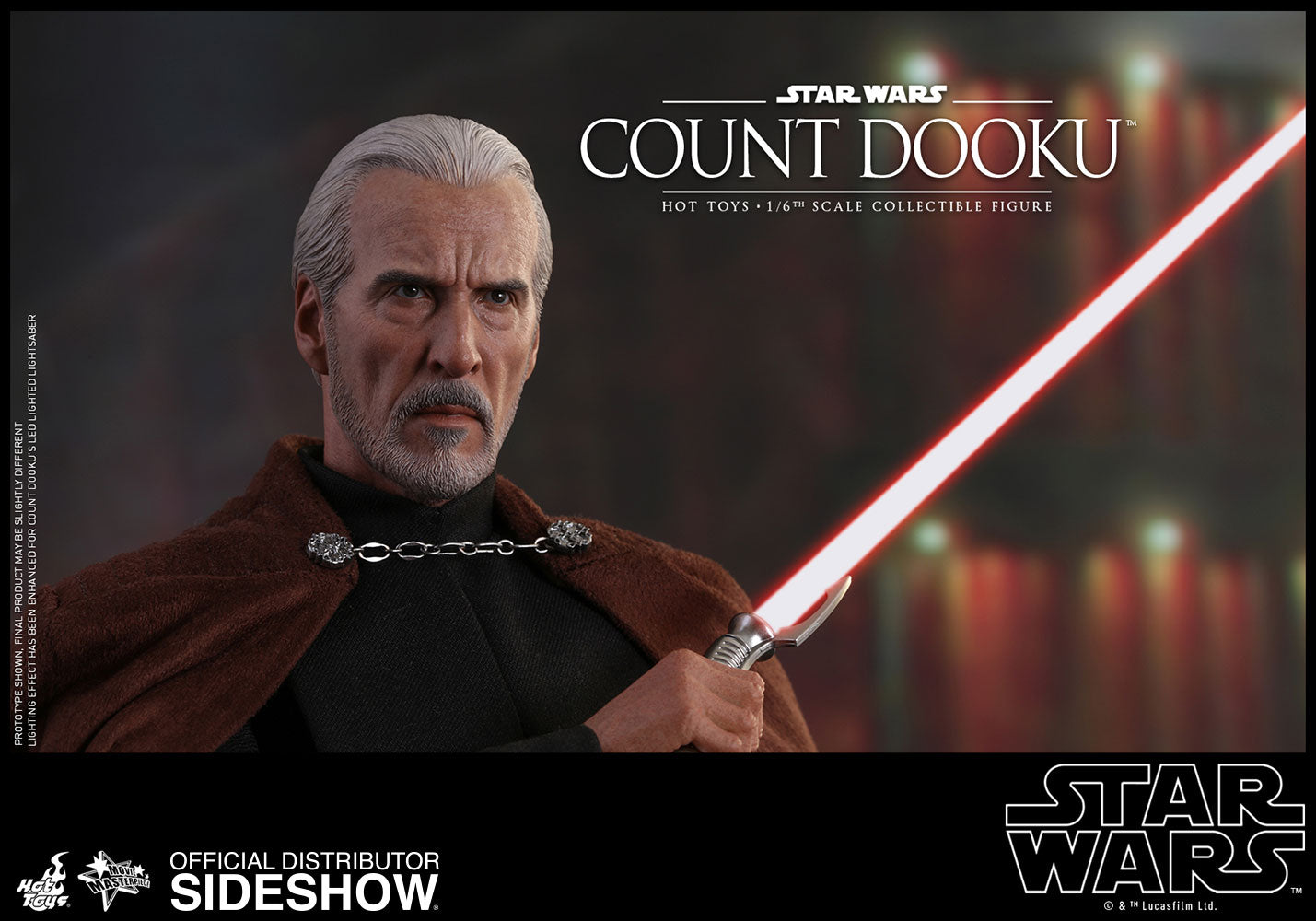 Hot Toys Count Dooku Star Wars Episode II Attack of the Clones Sixth Scale Figure - Collectors Row Inc.