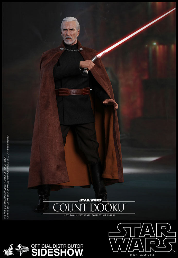 Hot Toys Count Dooku Star Wars Episode II Attack of the Clones Sixth Scale Figure - Collectors Row Inc.