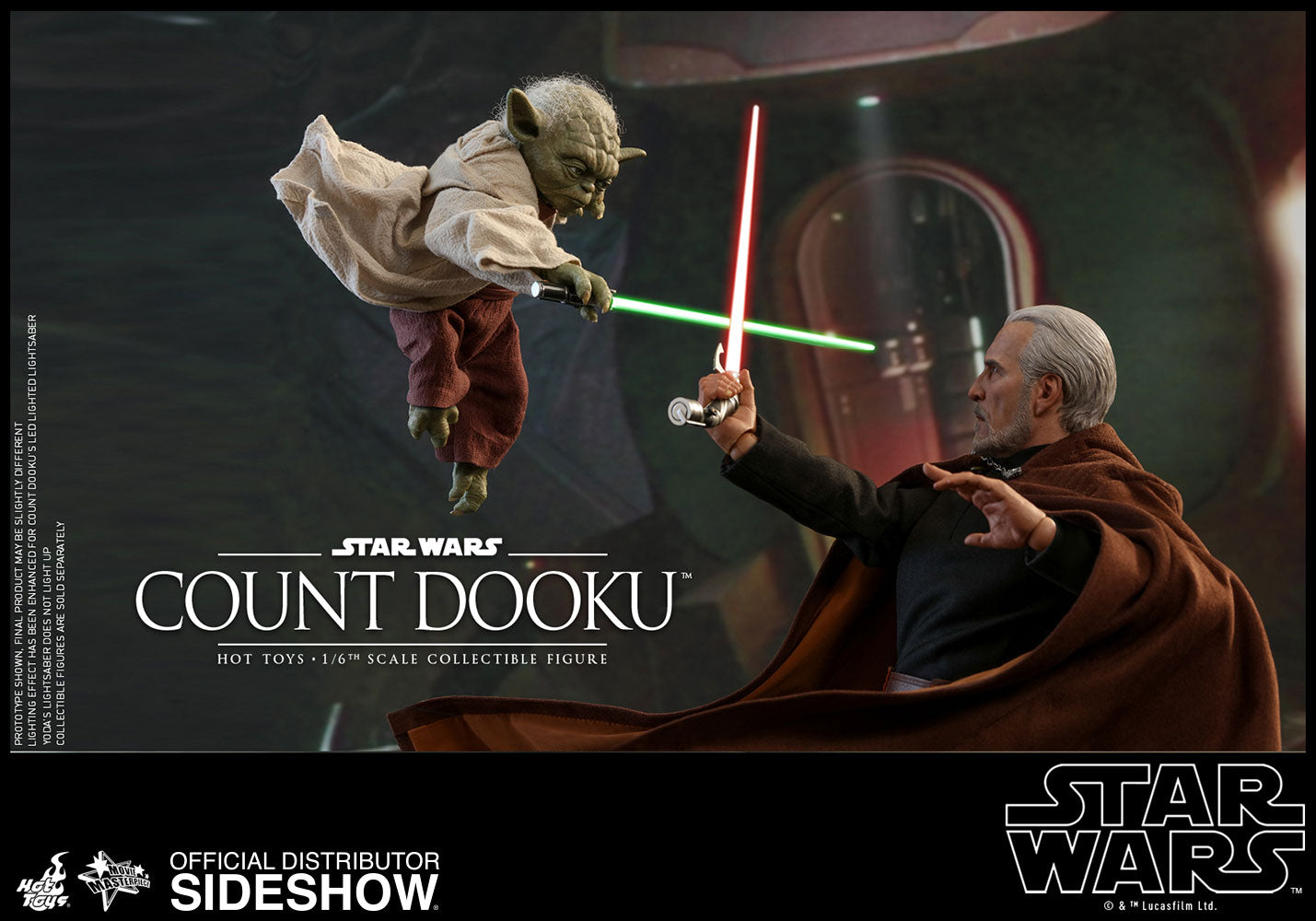 Hot Toys Count Dooku Star Wars Episode II Attack of the Clones Sixth Scale Figure - Collectors Row Inc.