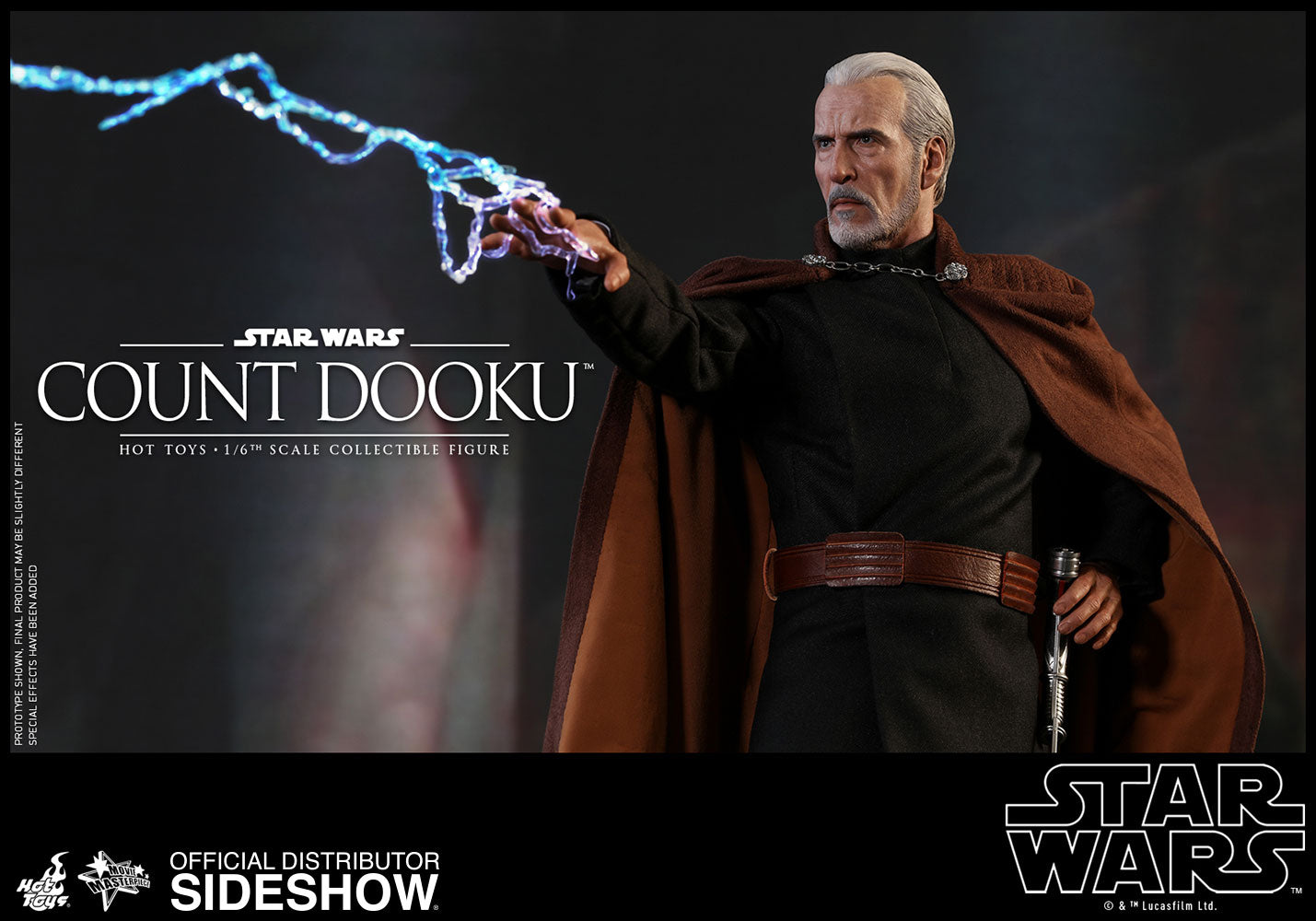 Hot Toys Count Dooku Star Wars Episode II Attack of the Clones Sixth Scale Figure - Collectors Row Inc.