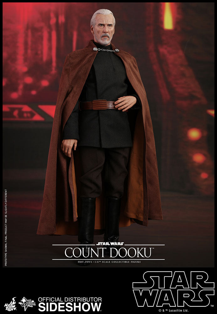 Hot Toys Count Dooku Star Wars Episode II Attack of the Clones Sixth Scale Figure - Collectors Row Inc.