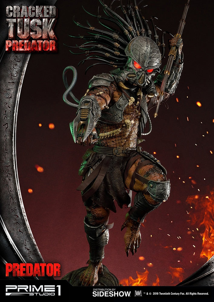 Cracked Tusk Predator Statue - Collectors Row Inc.