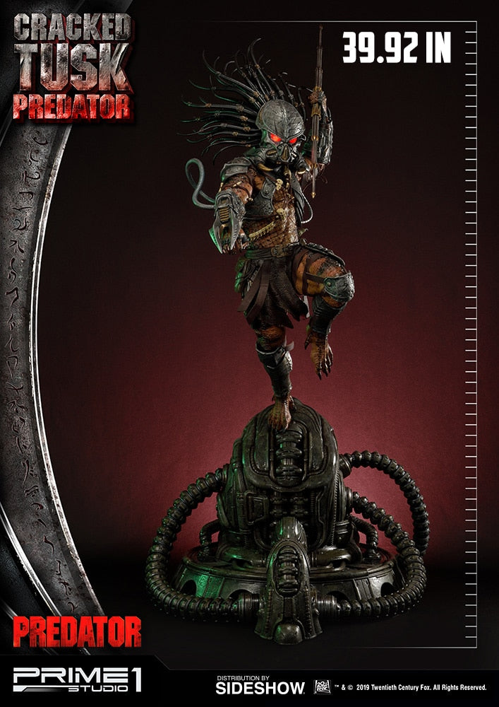Cracked Tusk Predator Statue - Collectors Row Inc.
