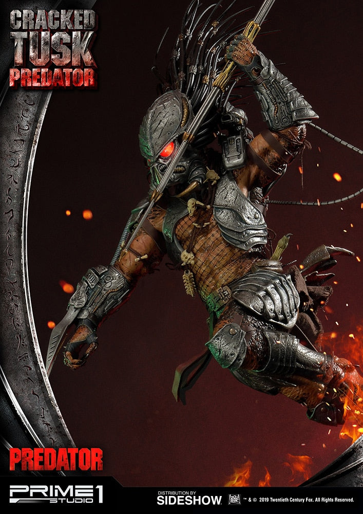 Cracked Tusk Predator Statue - Collectors Row Inc.