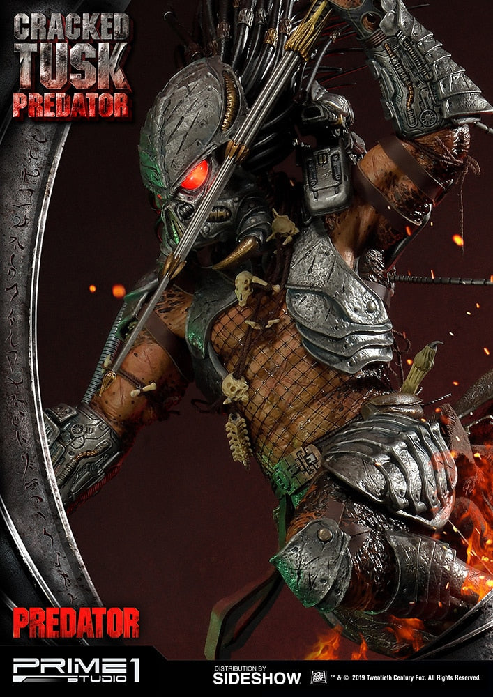 Cracked Tusk Predator Statue - Collectors Row Inc.