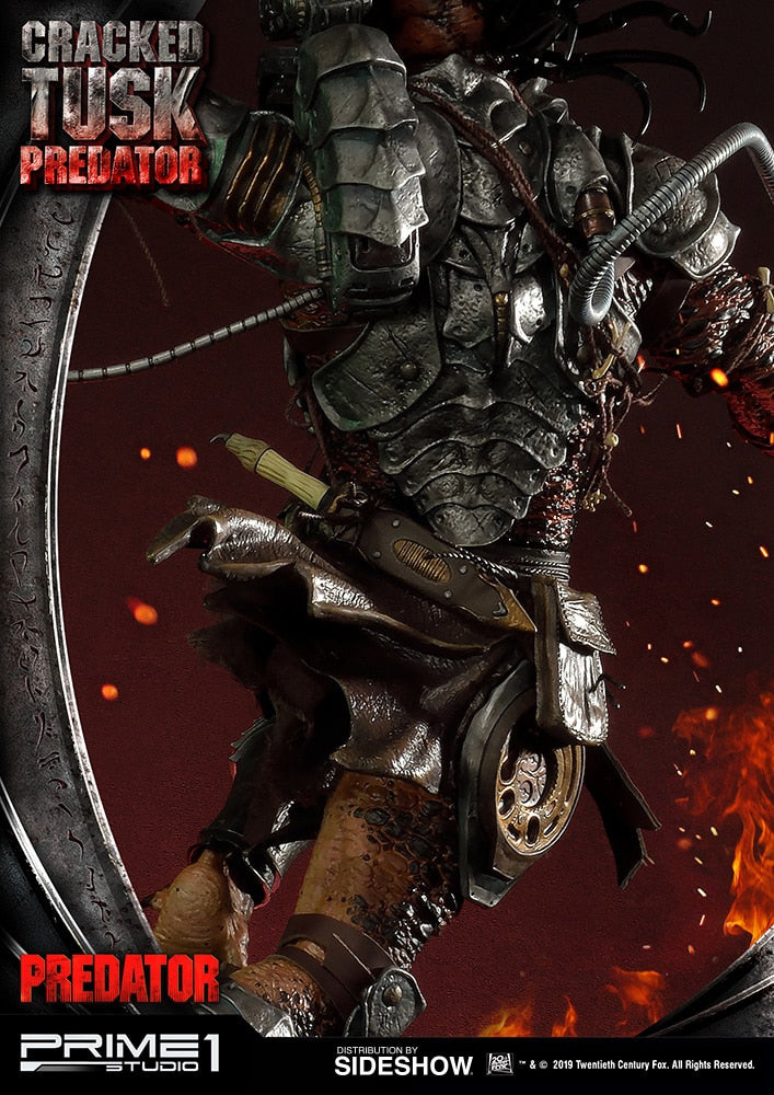 Cracked Tusk Predator Statue - Collectors Row Inc.