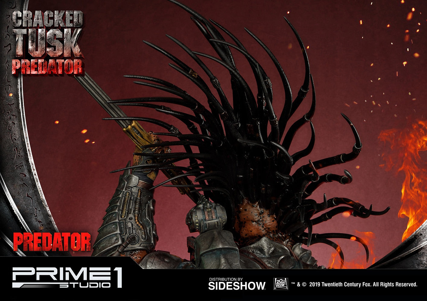 Cracked Tusk Predator Statue - Collectors Row Inc.
