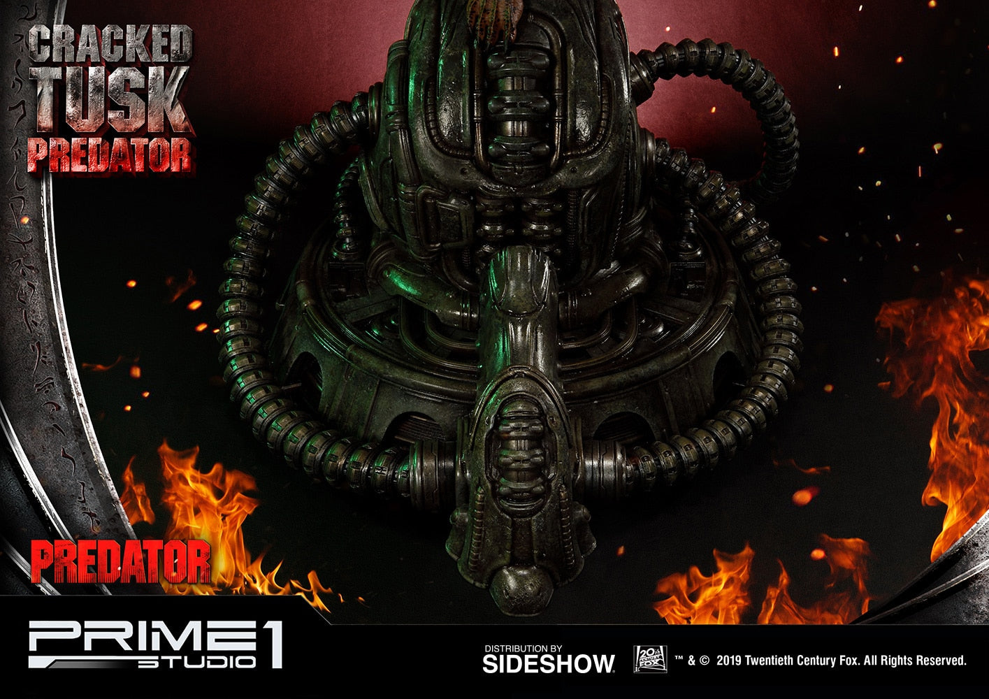 Cracked Tusk Predator Statue - Collectors Row Inc.