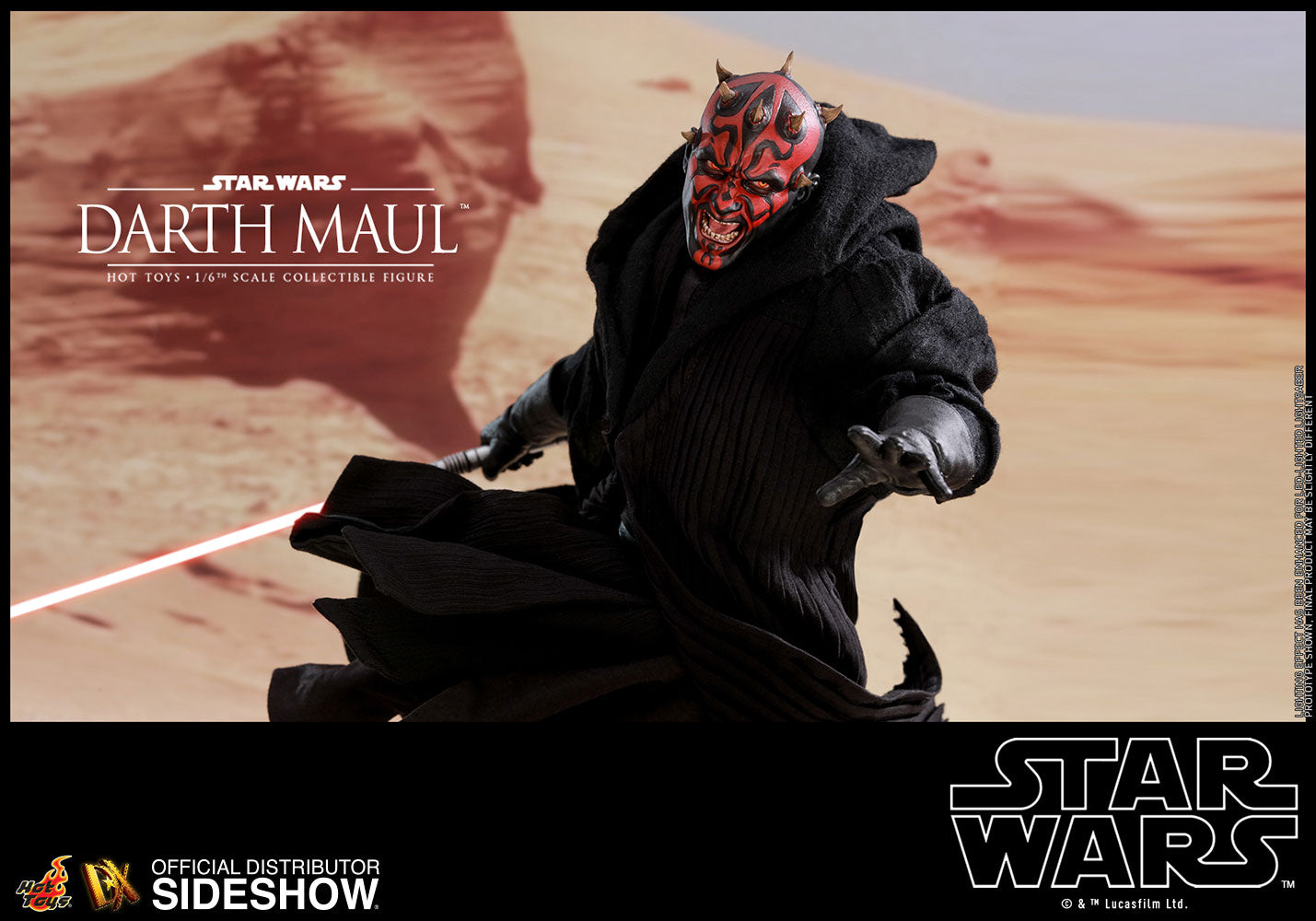 Hot Toys Darth Maul Star Wars Phantom Menace 1/6 Scale Figure - Collectors Row Inc.