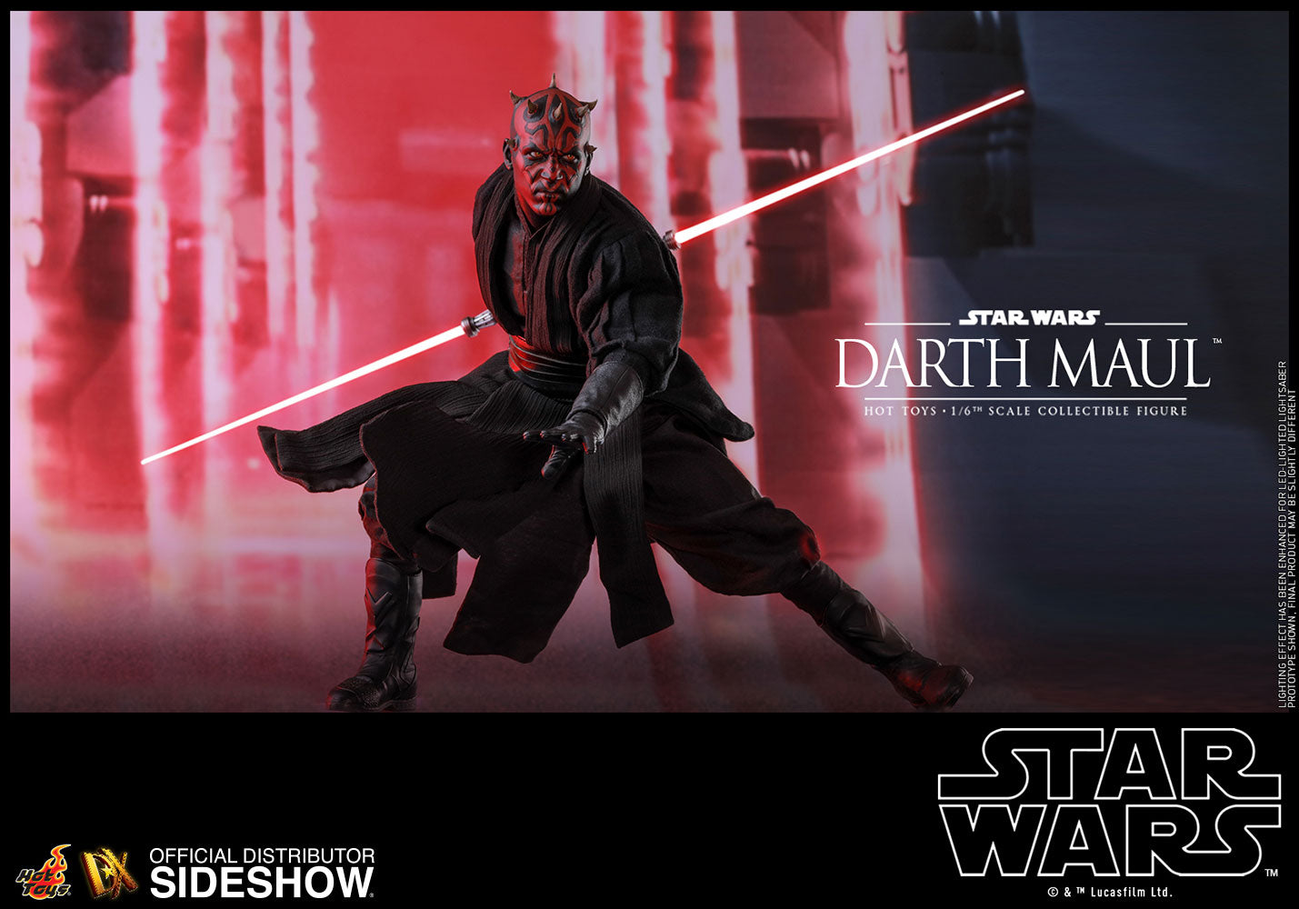 Hot Toys Darth Maul Star Wars Phantom Menace 1/6 Scale Figure - Collectors Row Inc.