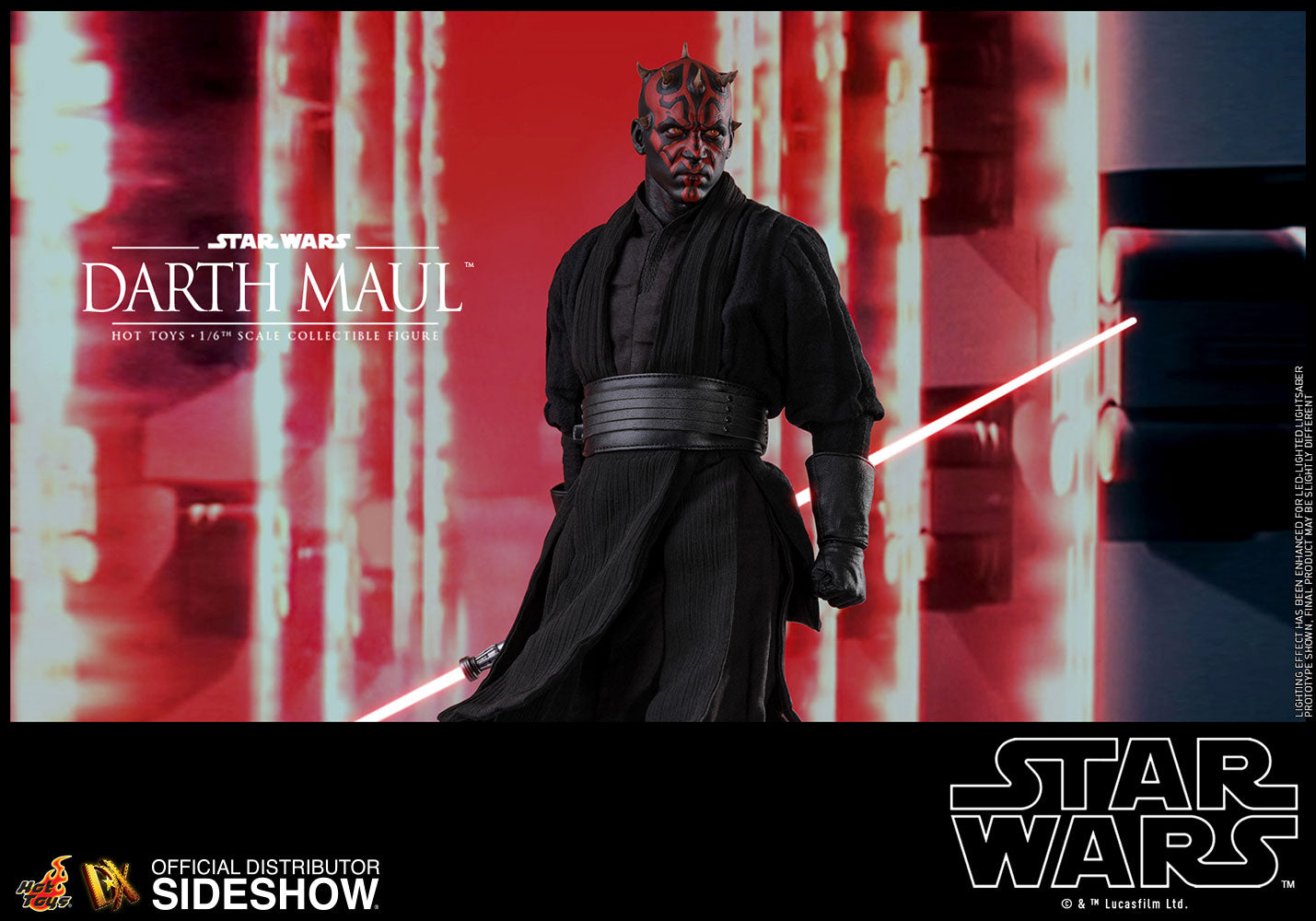 Hot Toys Darth Maul Star Wars Phantom Menace 1/6 Scale Figure - Collectors Row Inc.